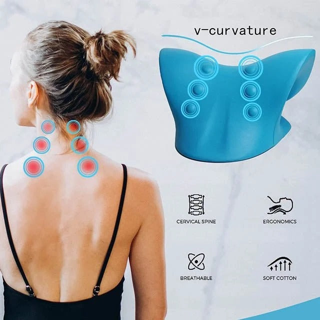 EVA Foam Cervical Traction Pillow (Neck Stretcher)